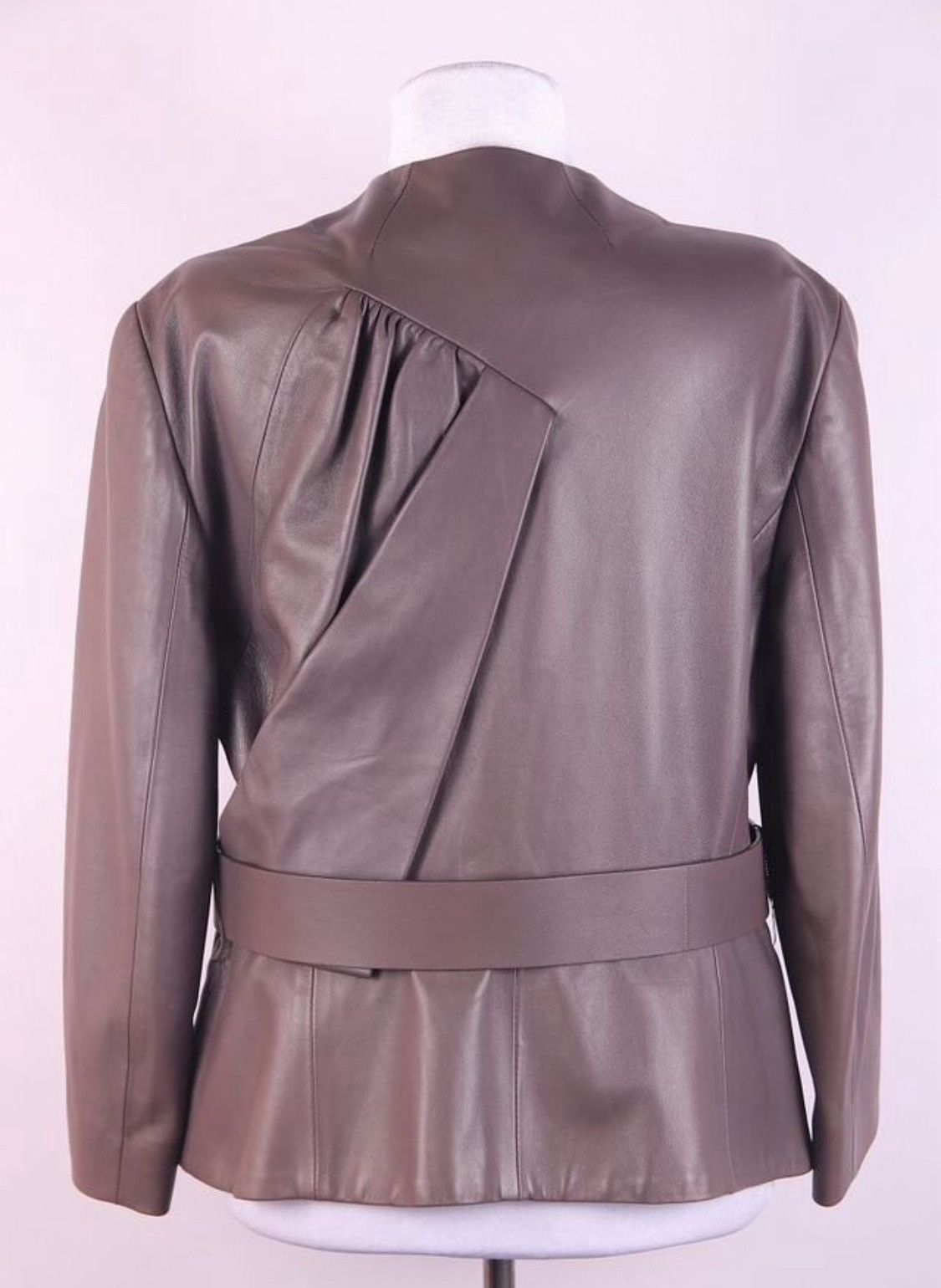 Dior Christian Dior Leather Belt Detail Back Abstract Jacket Size XL / US 12-14 / IT 48-50 - 1 Thumbnail