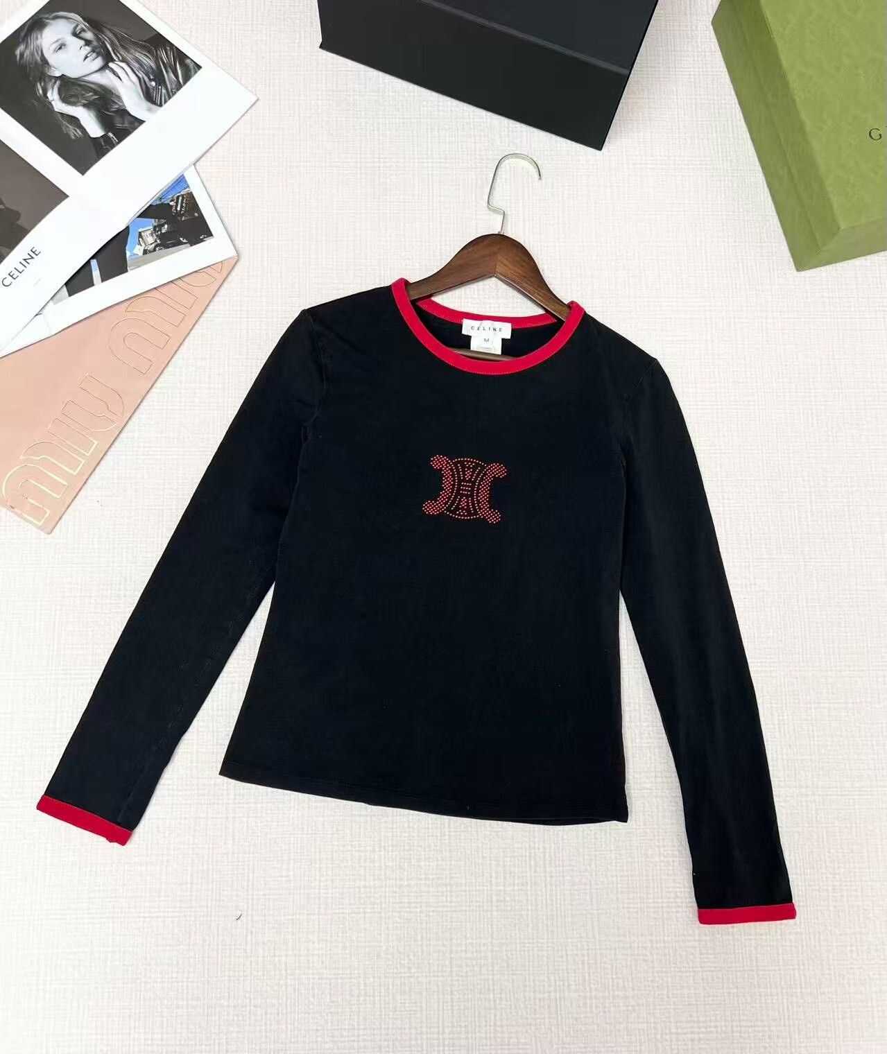 Celine Celine Vintage Long Sleeve T-Shirt Size M / US 6-8 / IT 42-44 - 1 Thumbnail