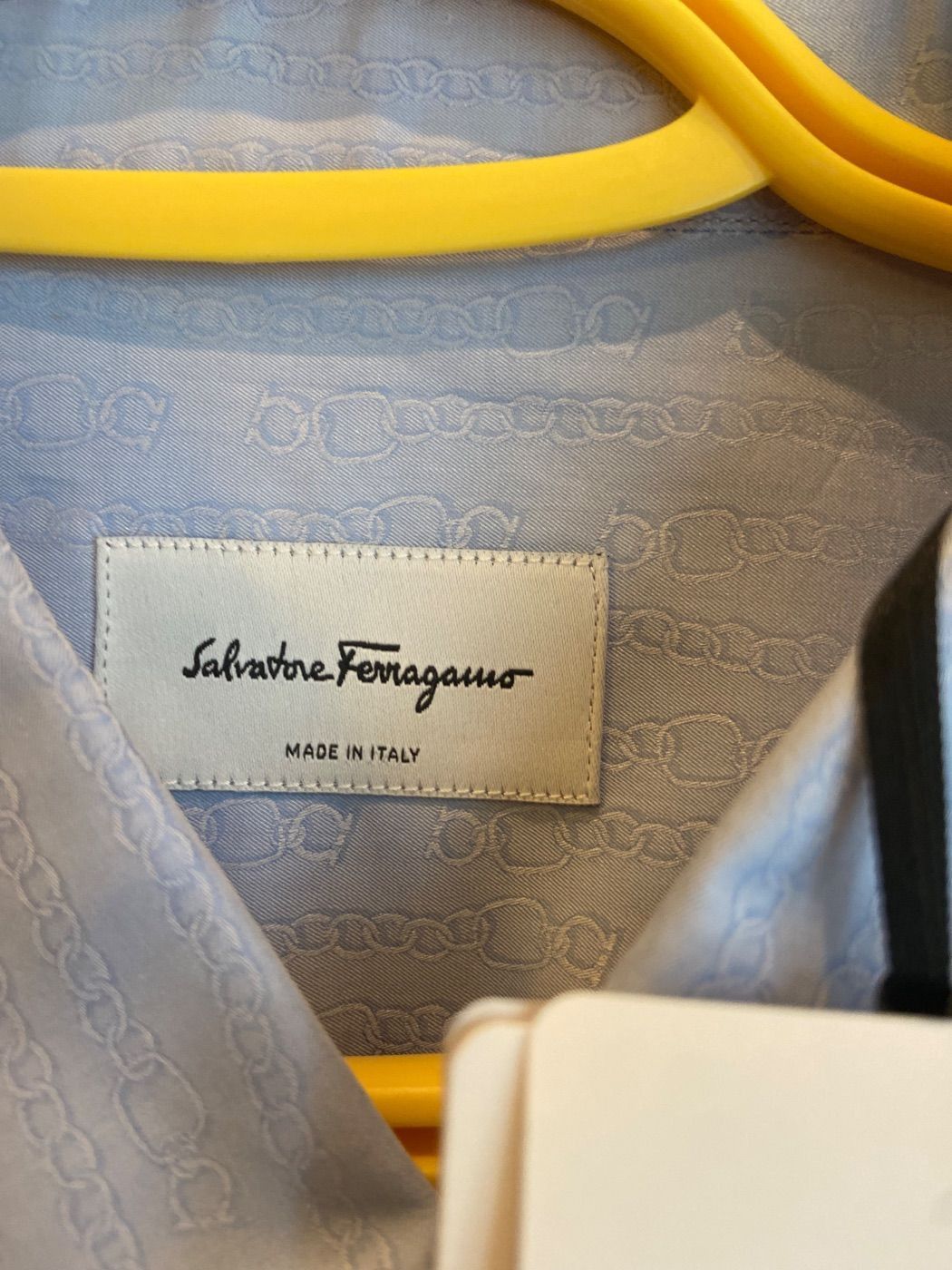 Salvatore Ferragamo Salvatore Ferragamo Dress Shirt Bright Sky Size XL Size US XL / EU 56 / 4 - 3 Thumbnail