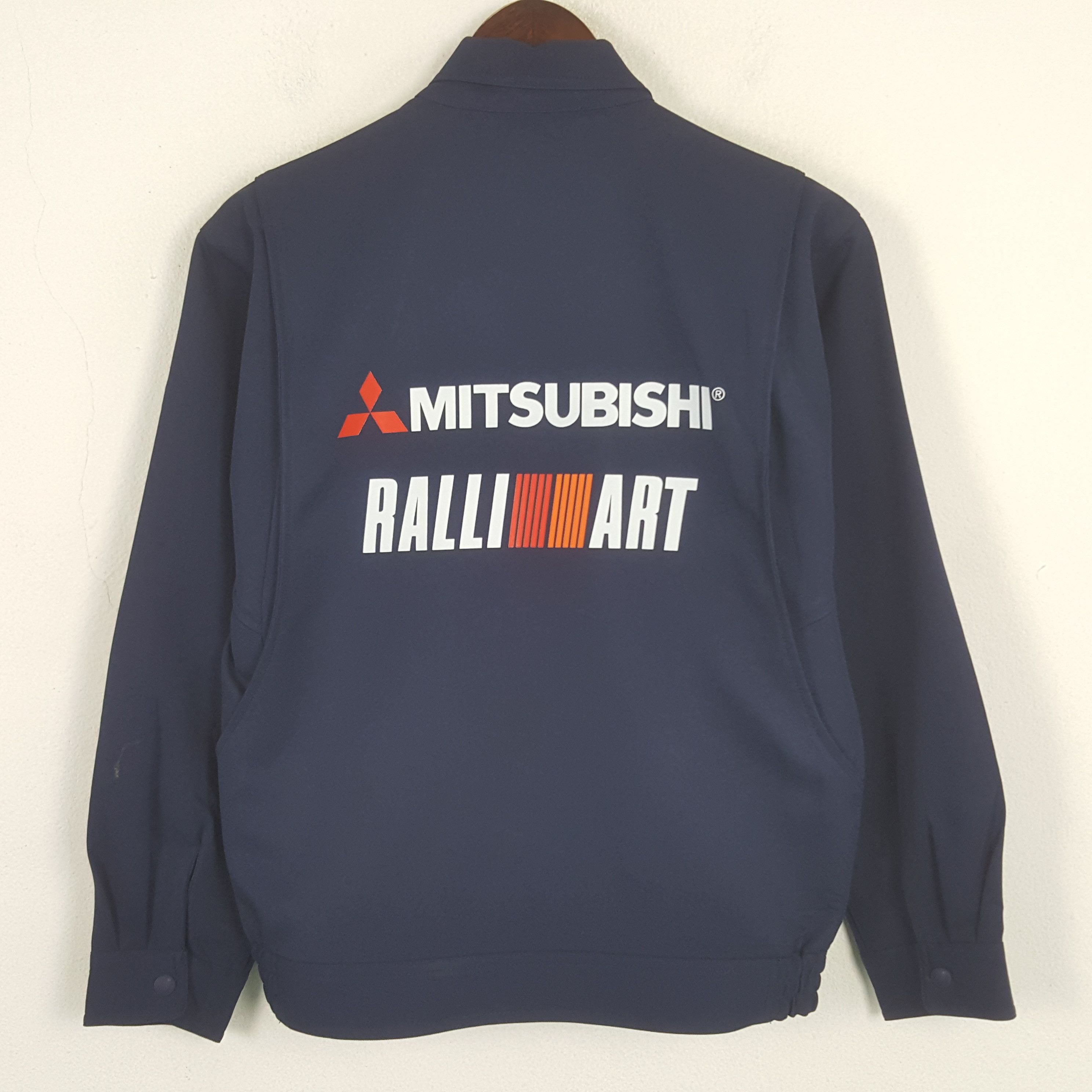 Japanese Brand × Vintage Vintage Mitsubishi Ralli Art Custom Worker Japan Jacket Size US S / EU 44-46 / 1 - 1 Thumbnail