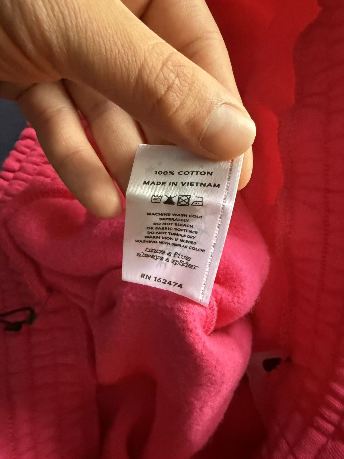 Sp5der Sp5der Pink Beluga Sweatshorts Size US 34 / EU 50 - 8 Thumbnail