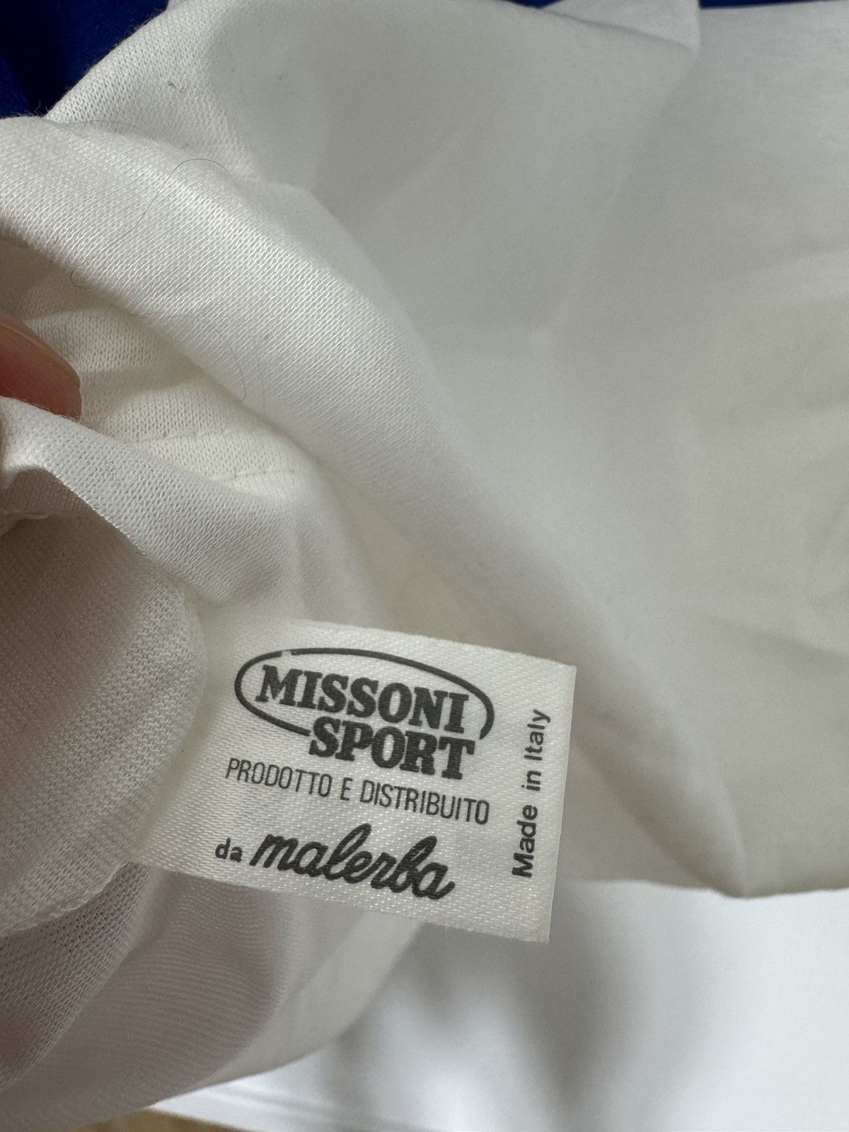 Missoni Vintage 80s Missoni Sport Archive Tee Big Logo Print Rare Size US M / EU 48-50 / 2 - 4 Thumbnail