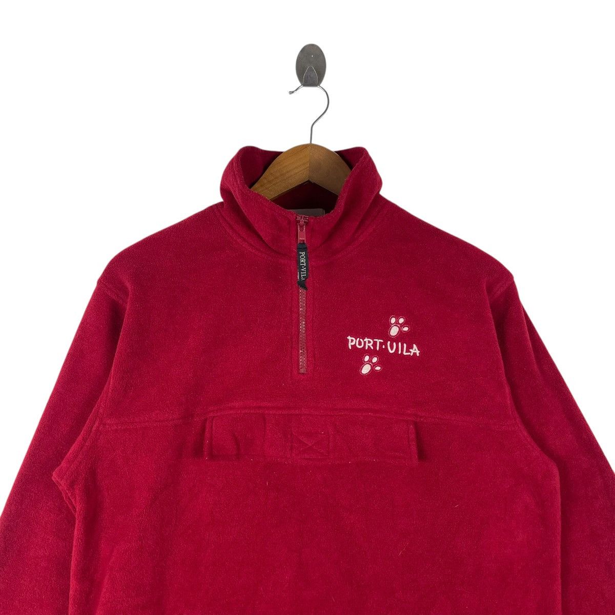Vintage Vintage Port Uila Dwarf Rabbit Embroid-Logo Half Sweatshirt Size US M / EU 48-50 / 2 - 4 Thumbnail