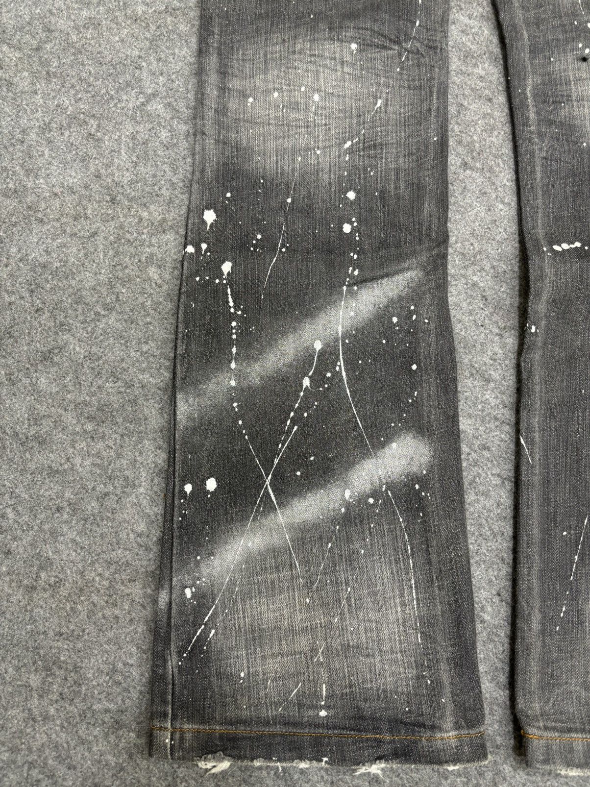 Seditionaries 💥FLARE💥 RHYME Japan Painter Spiky Distressed Denim F566 Size US 28 / EU 44 - 18 Thumbnail