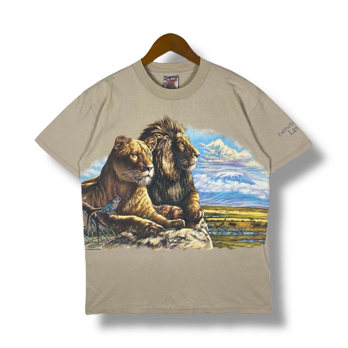 Habitat × Vintage Vintage 90's HABITAT Extinction Is Forever Las Vegas Lions Size US M / EU 48-50 / 2 - 1 Thumbnail