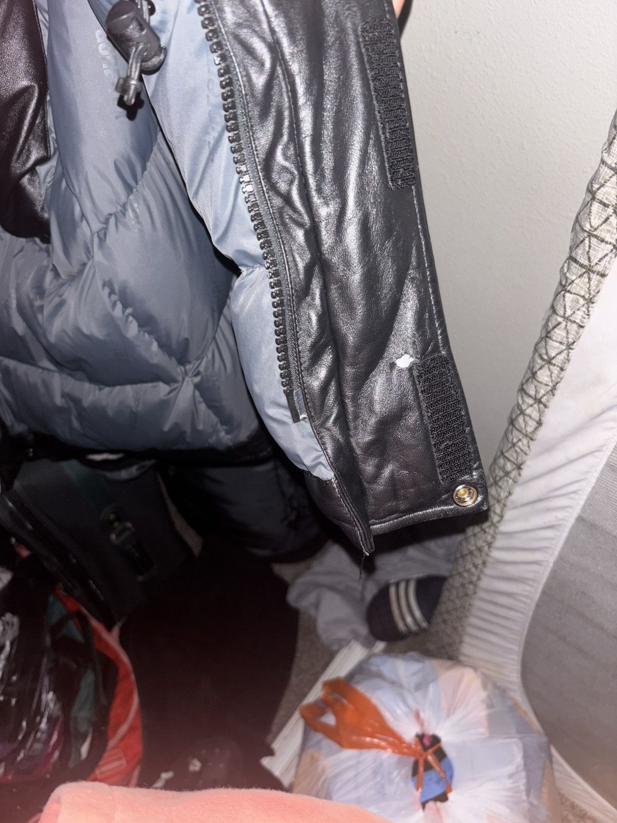 Supreme Supreme x Gortex Parka Black leather jacket 700Fill Size US S / EU 44-46 / 1 - 14 Thumbnail