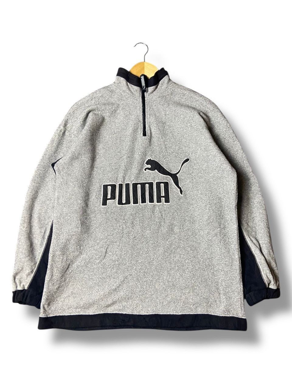 Puma Puma Big Logo Half Zipper Fleece Jacket (145) Size US XS / EU 42 / 0 - 1 Thumbnail