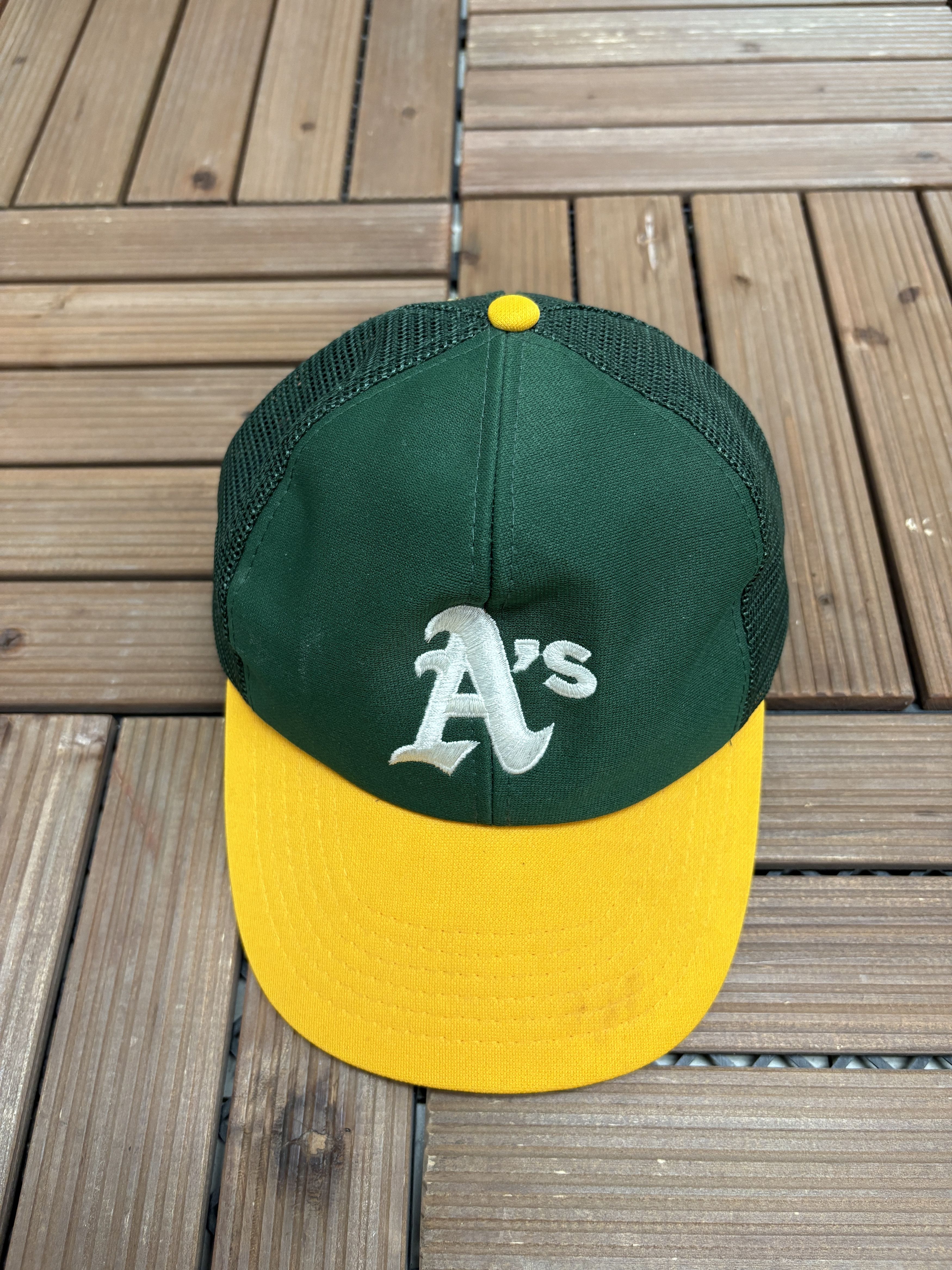 Vintage Oakland Athletics Vintage Green Snap Back Hat Cap Size ONE SIZE - 2 Thumbnail
