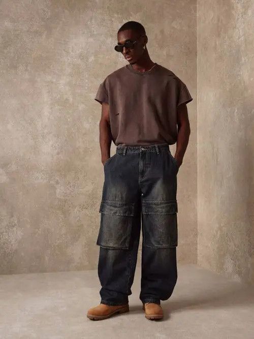 Designer Kawakami washed faded cleanfit yuppie bootcut cargo pants Size US 32 / EU 48 - 5 Thumbnail
