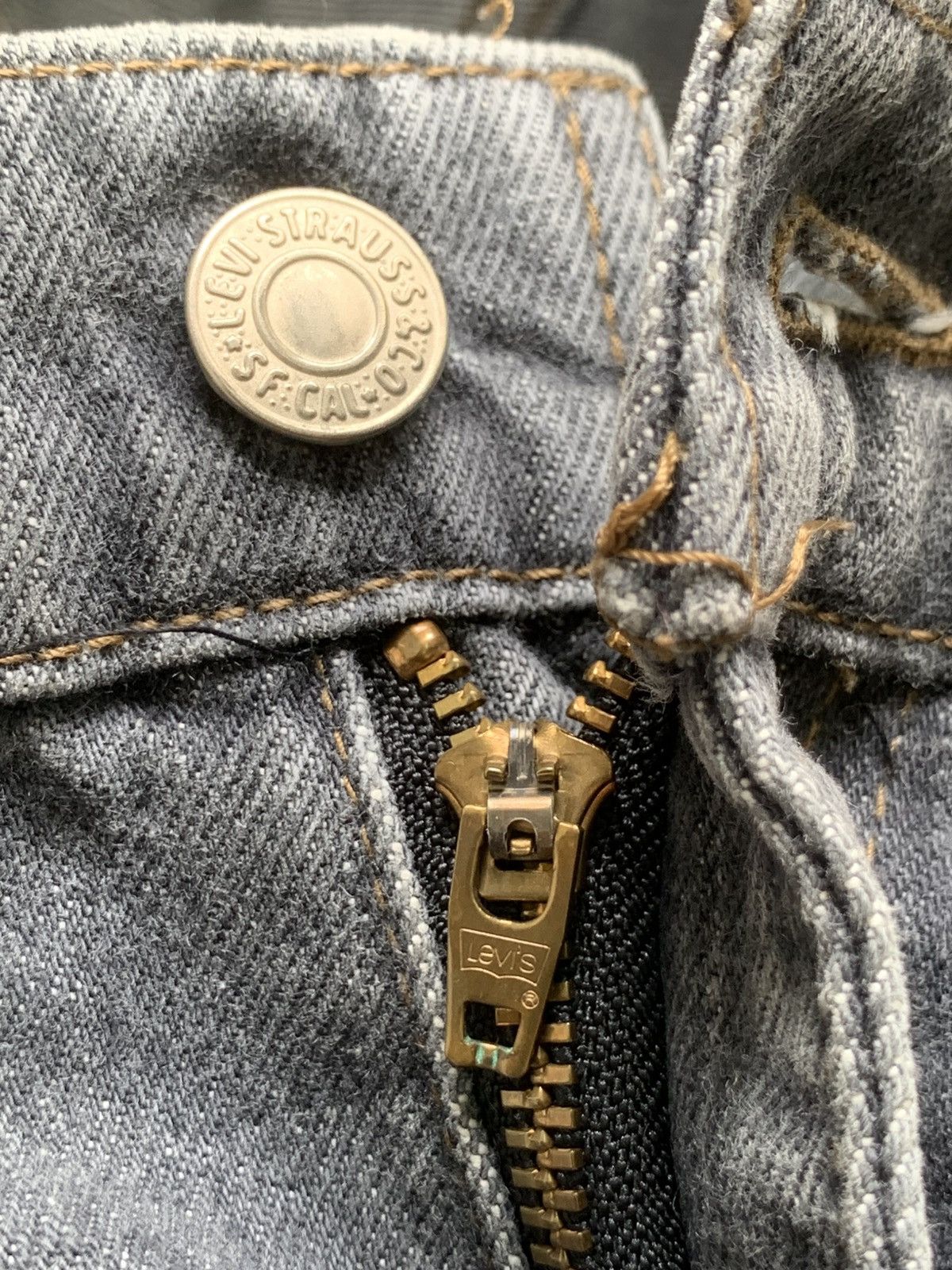 Levi's × Levi's Vintage Clothing Rare Design Vintage Levi’s Lot 503-03 Jeans Size 29" - 7 Thumbnail