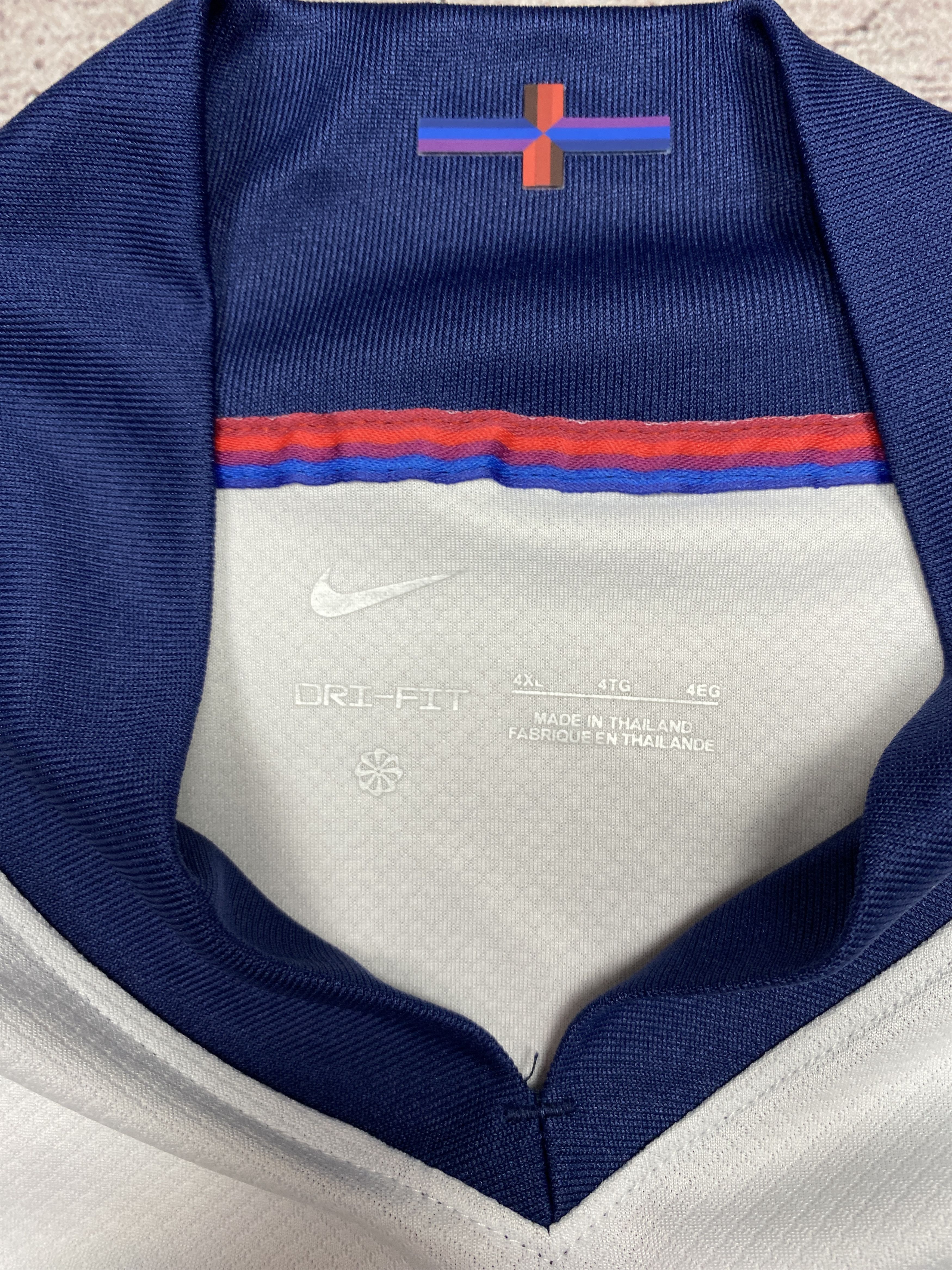 Nike × Vintage Nike England Vintage Mens Soccer Jersey Size US XXL / EU 58 / 5 - 6 Thumbnail