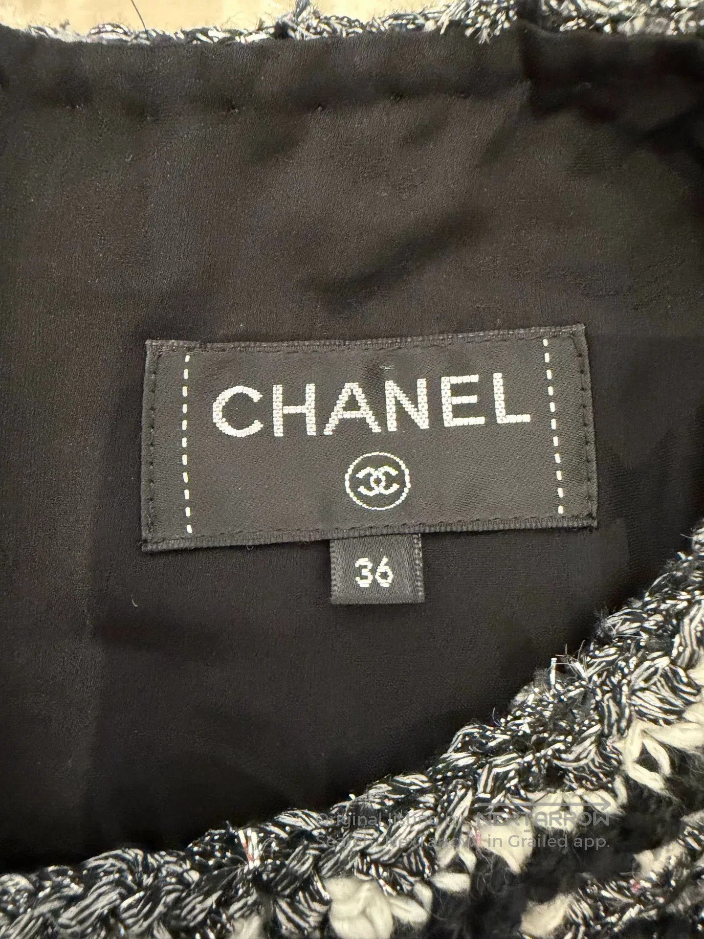 Chanel Chanel Tweed Houndstooth Wool Vest. Size US S / EU 44-46 / 1 - 2 Thumbnail