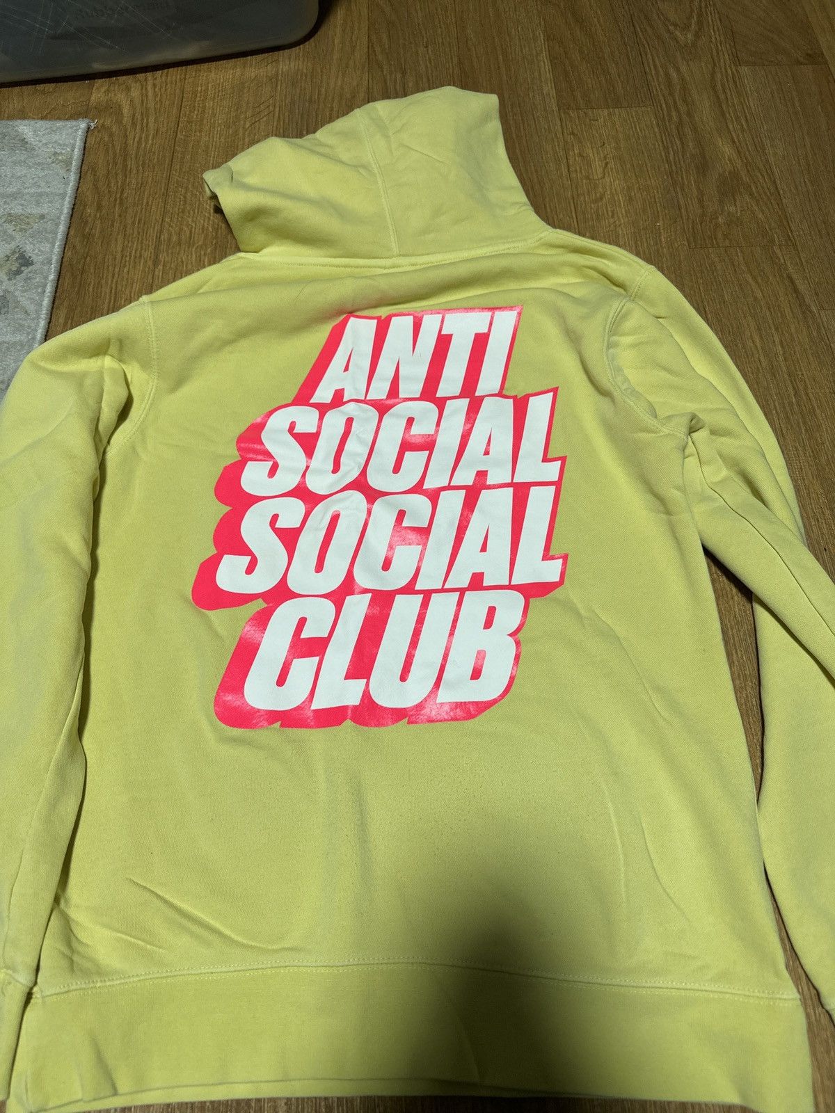 Anti Social Social Club Anti Social Social Club Size Small Blocked Yellow Hoodie Size US S / EU 44-46 / 1 - 2 Thumbnail