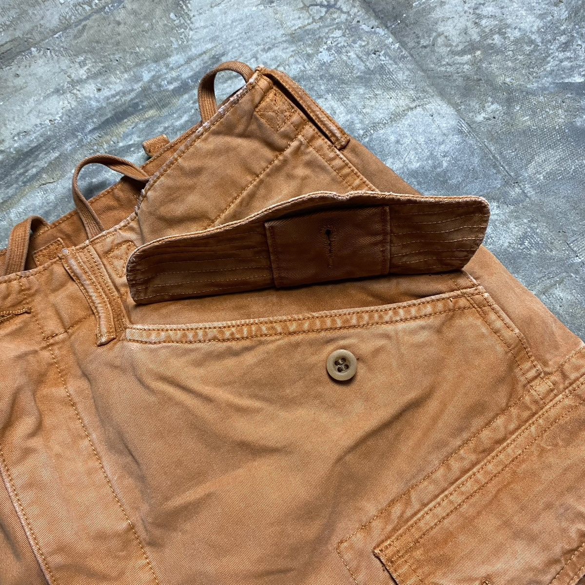 RRL Ralph Lauren RRL Dyed Cargo Shorts Size US 32 / EU 48 - 6 Thumbnail