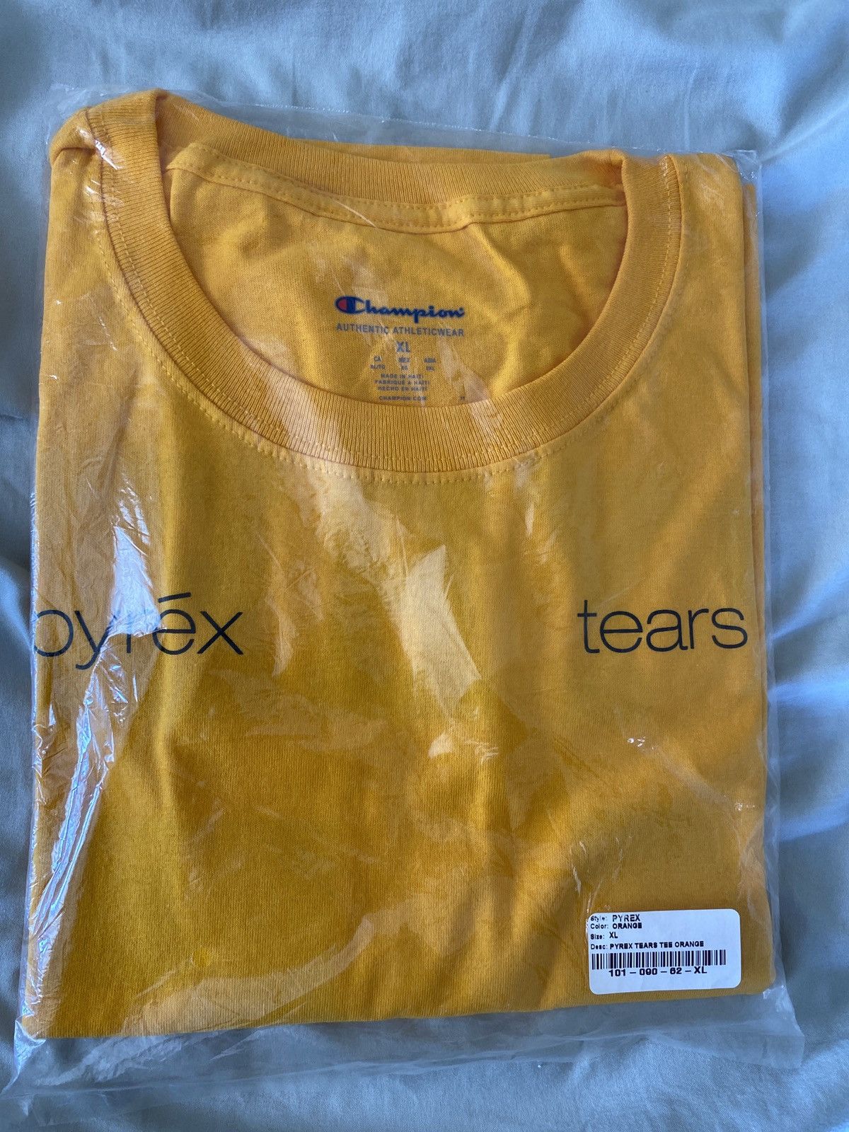 image of Denim Tears Pyrex Tears in Yellow, Men's (Size XL)