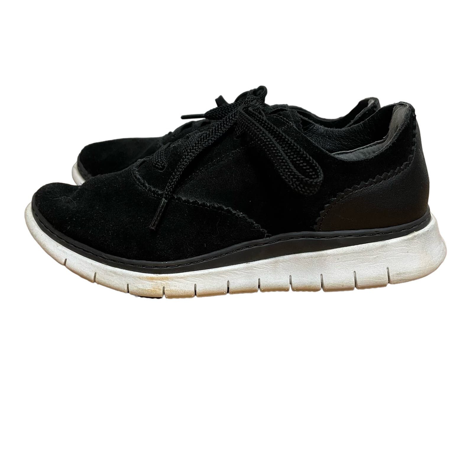 Vionic Vionic Black Taylor Sneakers 5 Womens Lace Up Athletic Suede Size US 5 / IT 35 - 1 Thumbnail