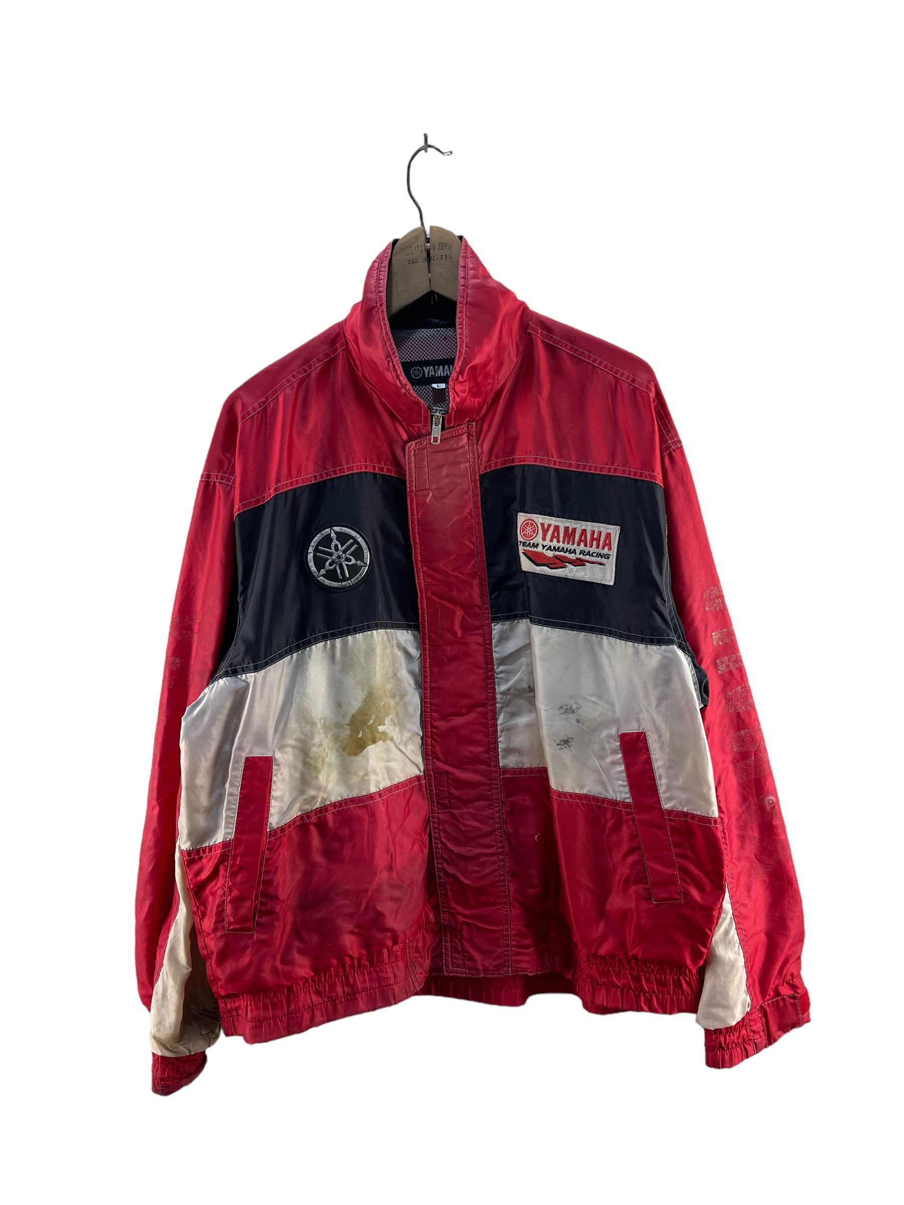 image of Vintage Team Yamaha Racing Windbreaker Jacket, Men's (Size Large)