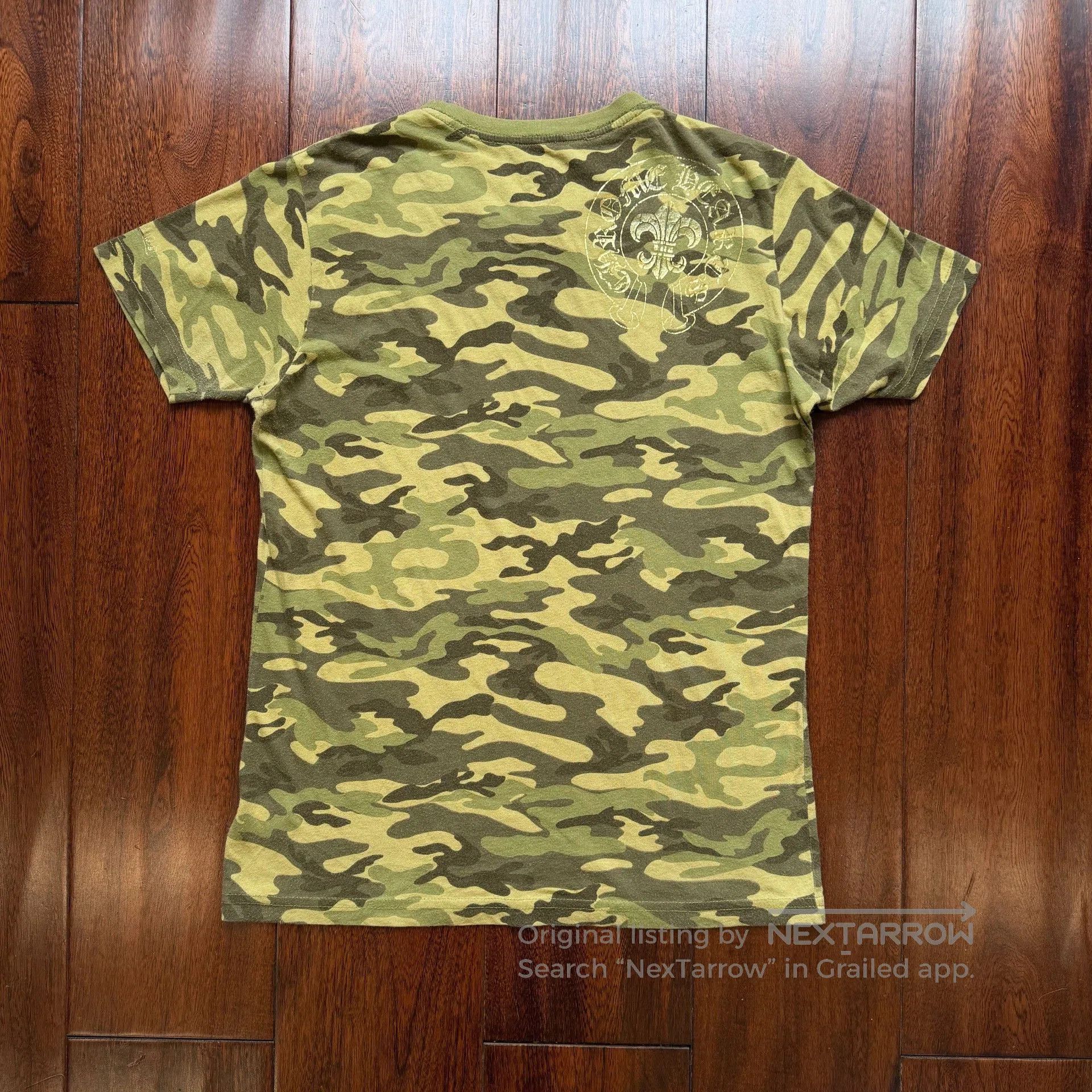 Vintage Vintage Chrome Hearts 00s Camo Tee. Size US M / EU 48-50 / 2 - 2 Thumbnail