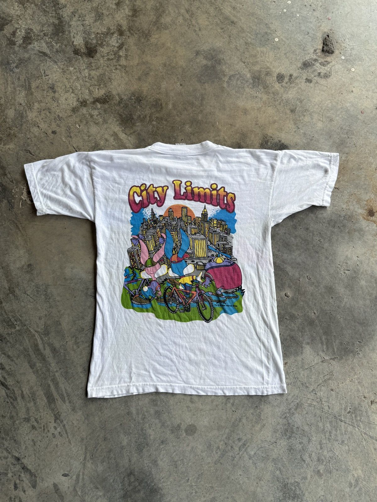 Anime × Cartoon Network × Vintage *RARE* 1994 90s VINTAGE WARNER BROS LOONEY TUNES ROAD 66 TEE Size US M / EU 48-50 / 2 - 9 Thumbnail