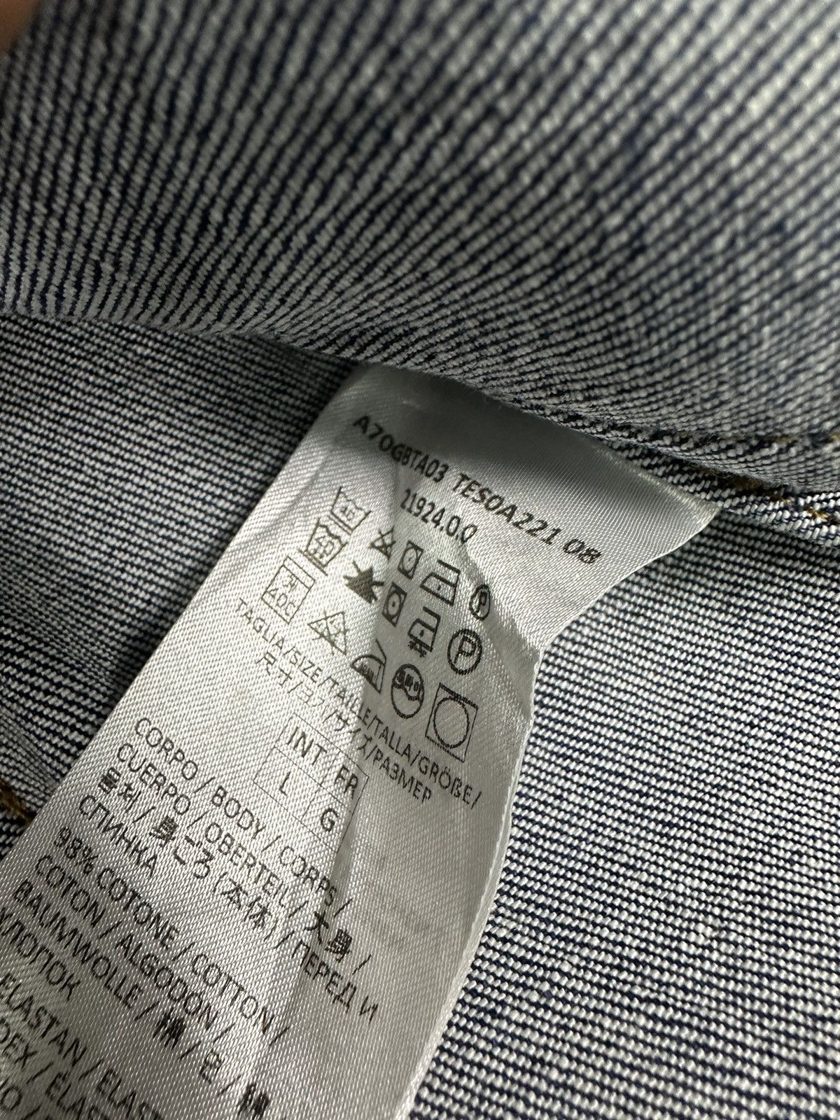 Eleventy Eleventy Denim Hoodie Made In Italy Jacket Z210 Size US L / EU 52-54 / 3 - 12 Thumbnail