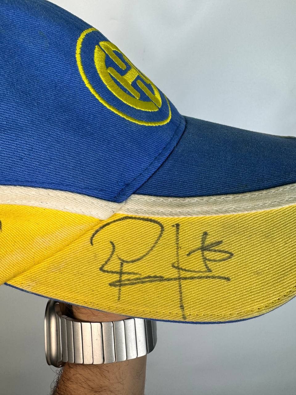 NHL × Vintage Vintage Davos Hockey-Club signed autograph Cap Hat Size ONE SIZE - 2 Thumbnail
