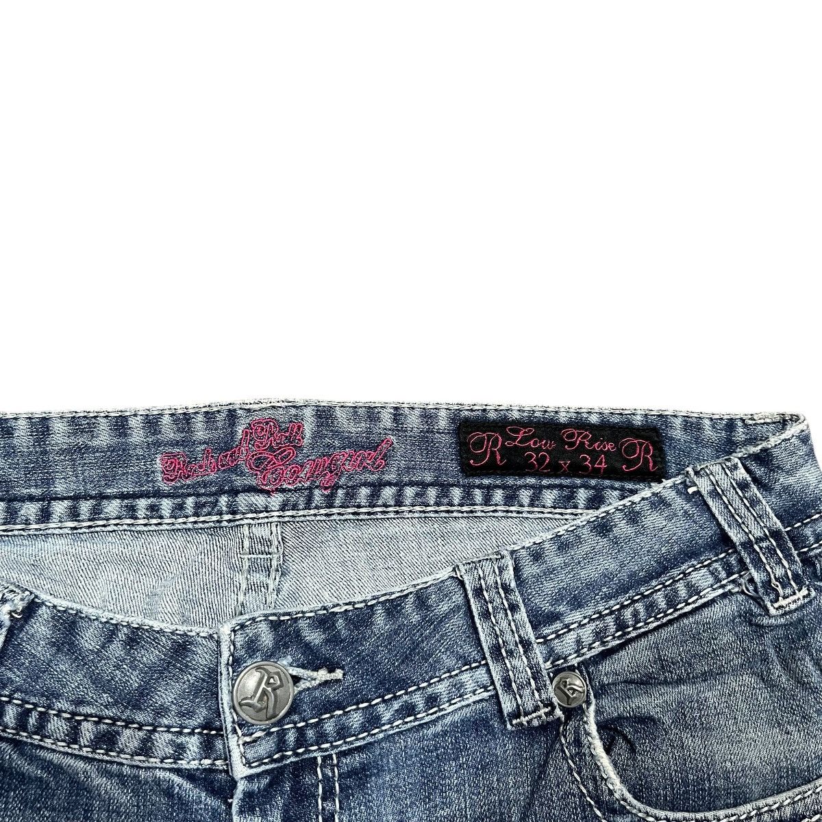 14th Addiction 2000s Style Love Rise Flared Denim Pant Lgb Style Ifsix Size US 34 / EU 50 - 10 Thumbnail
