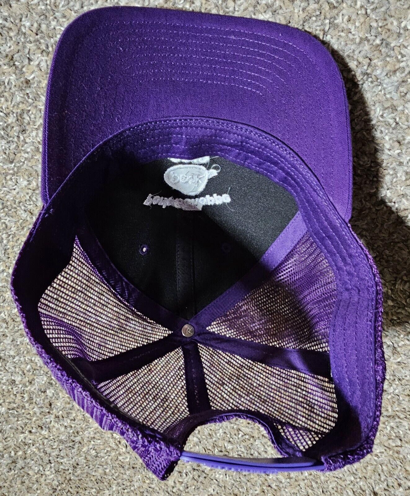 Designer Pork Schoppe 2019 Baseball Cap Hat WI State Fair Purple Size ONE SIZE - 7 Thumbnail