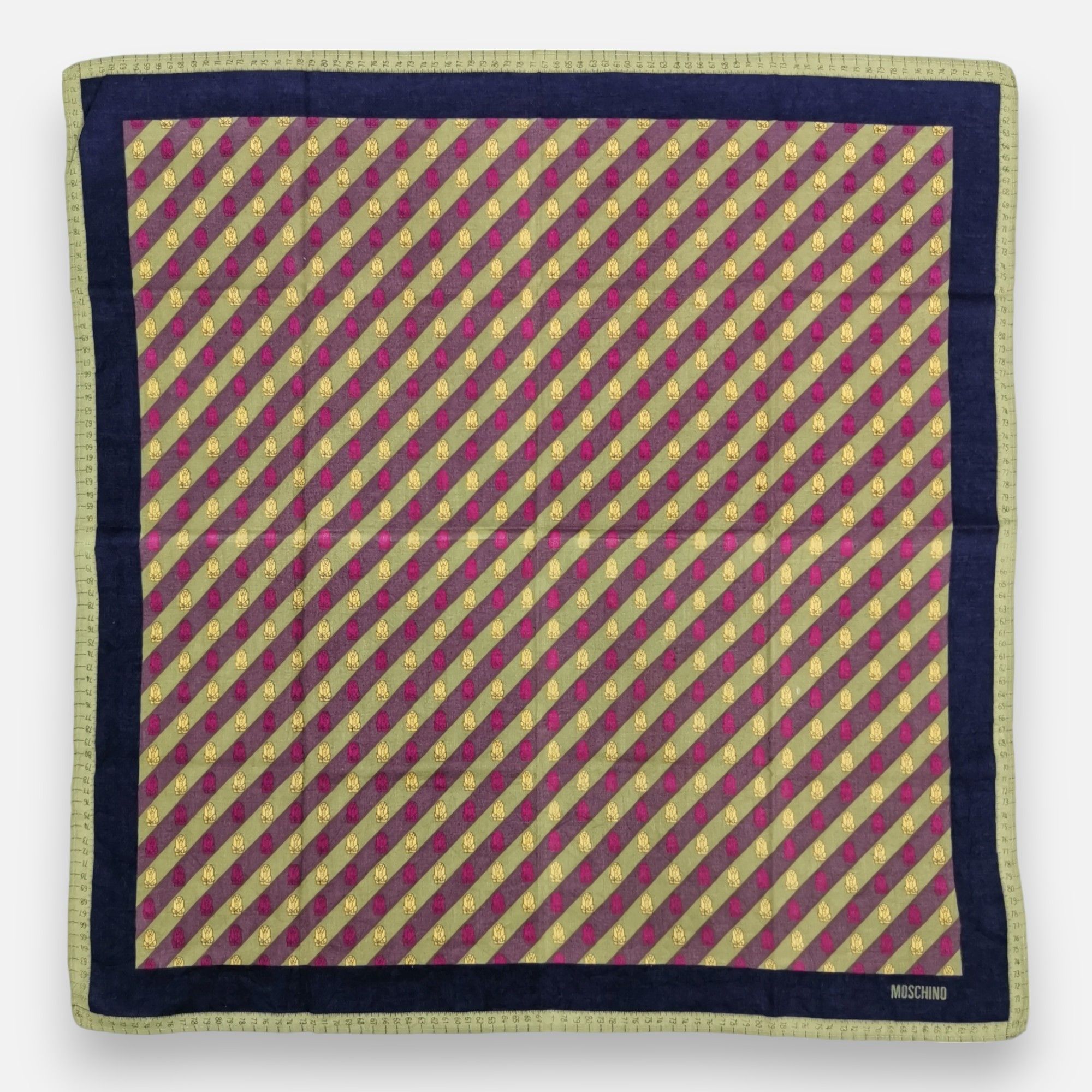 Moschino × Vintage Vintage Moschino Handkerchief Pocket Square Bandana Size ONE SIZE - 2 Thumbnail