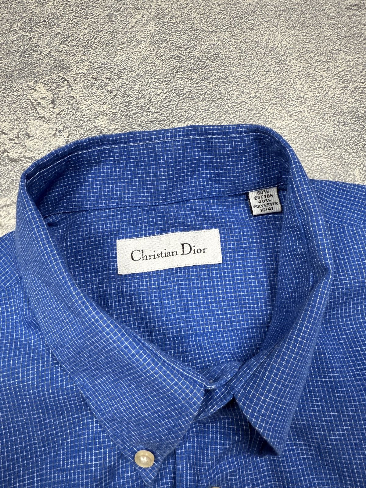 Christian Dior Monsieur Vintage Christian Dior Shirt Size US L / EU 52-54 / 3 - 10 Thumbnail