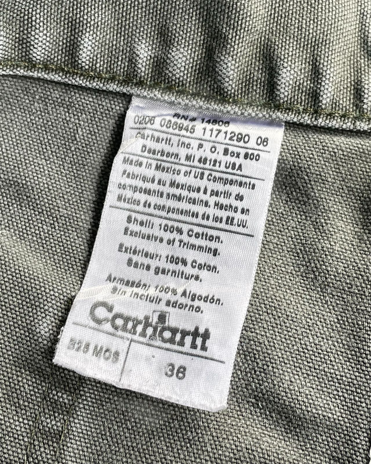 Carhartt VINTAGE MOSSGREEN CARHARTT SHORT PANT B25-MOS Size US 36 / EU 52 - 4 Thumbnail