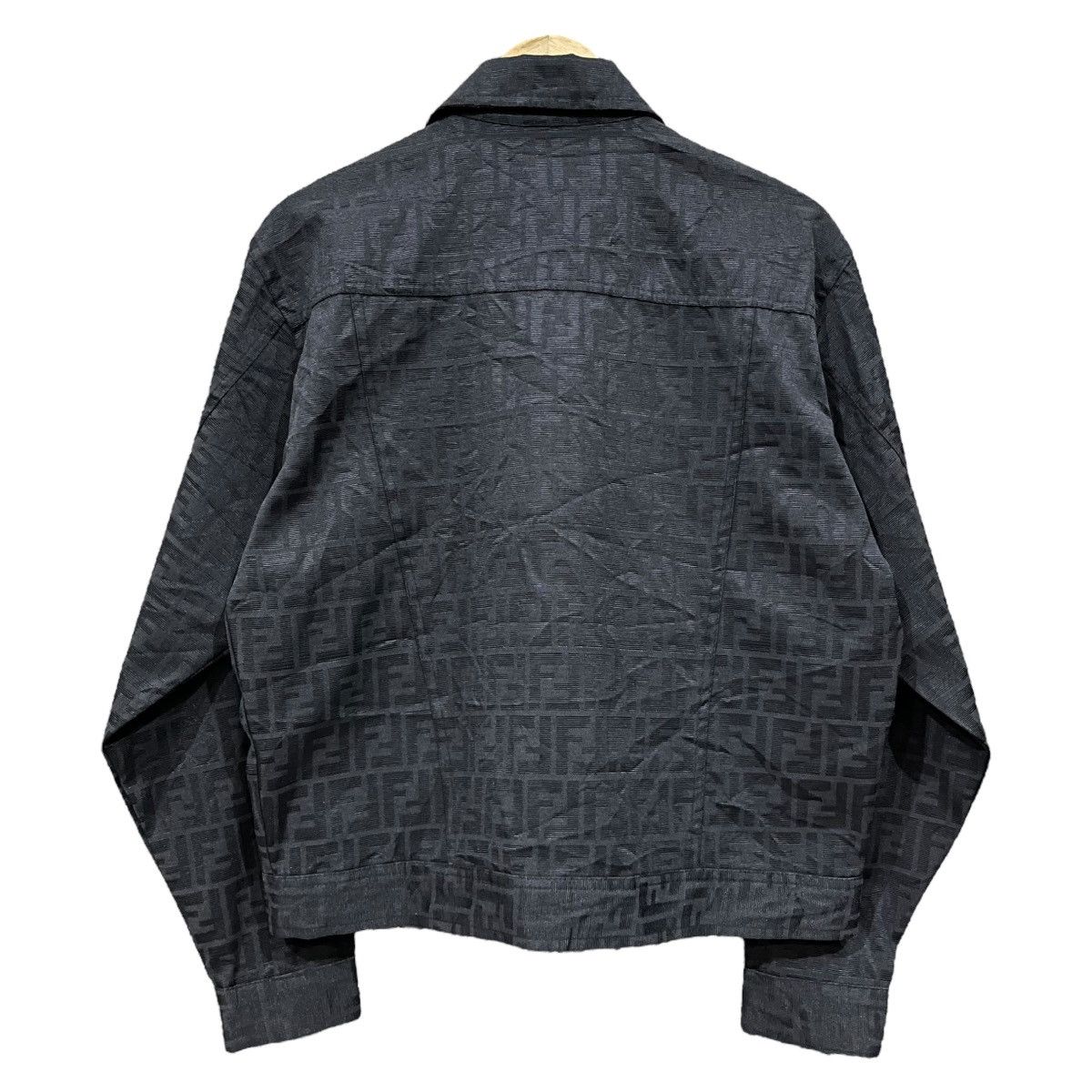 Fendi × Vintage Vintage Fendi Zucca Trucker Jacket Size US M / EU 48-50 / 2 - 4 Thumbnail