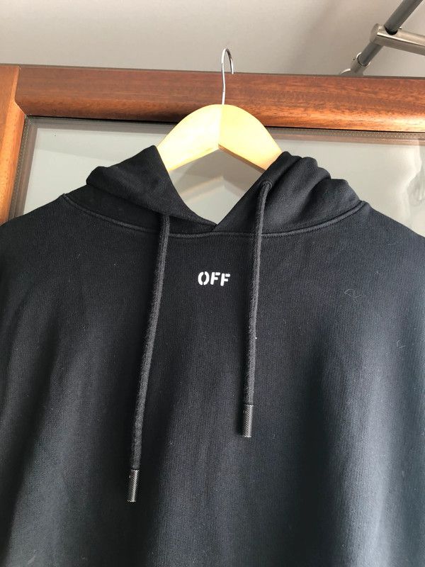 Off-White Off-White Men’s Black Tape Hoodie Size US L / EU 52-54 / 3 - 7 Thumbnail
