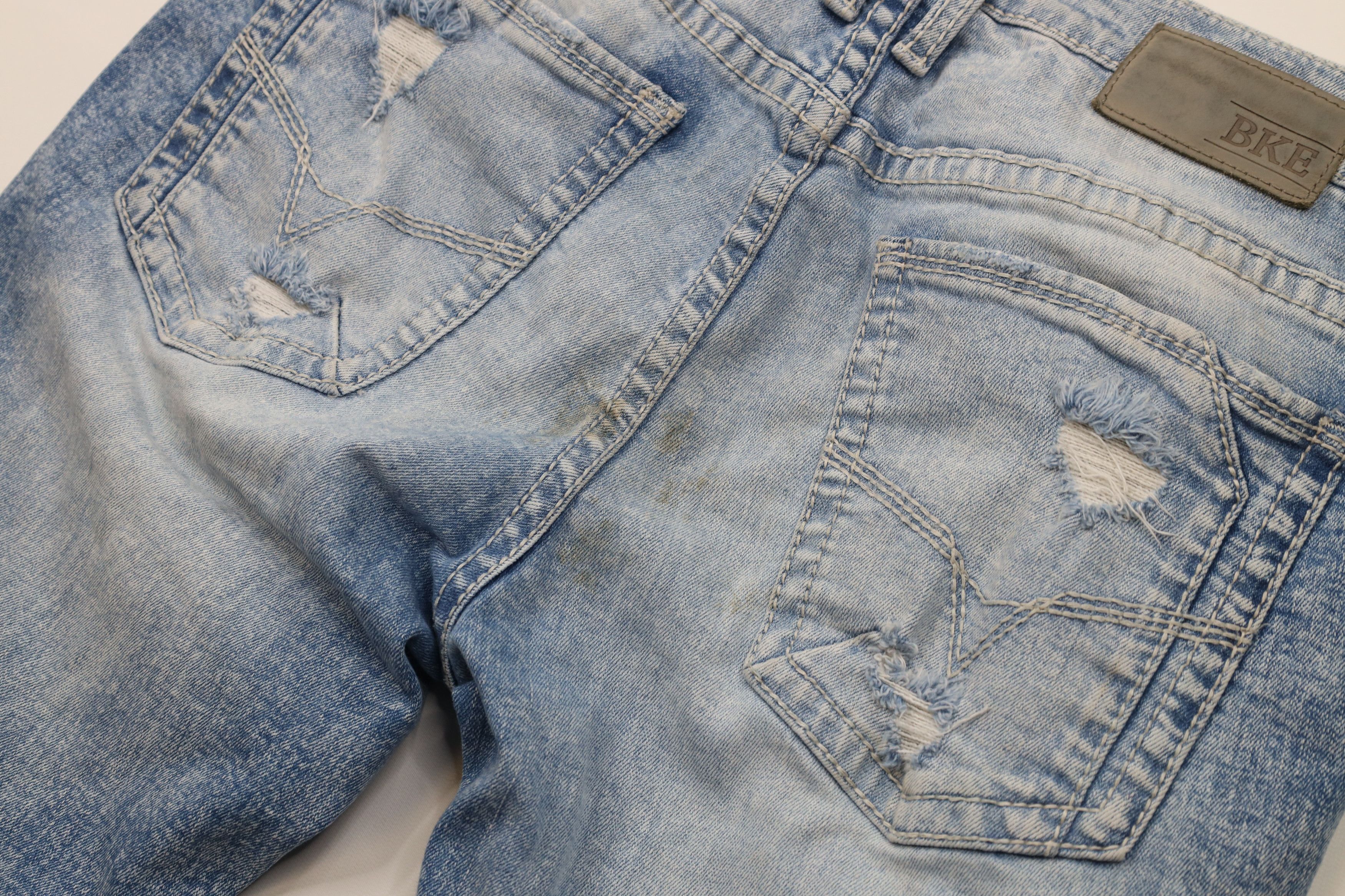 Vintage Buckle BKE Acid Wash Jake Straight Leg Denim Jeans Blue Size US 34 / EU 50 - 16 Thumbnail