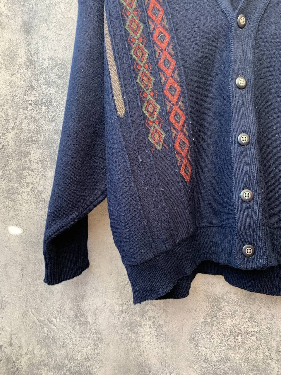 Coogi Roberto Carlo Vintage Knit Cardigan Retro 80s 90s Size US L / EU 52-54 / 3 - 7 Thumbnail