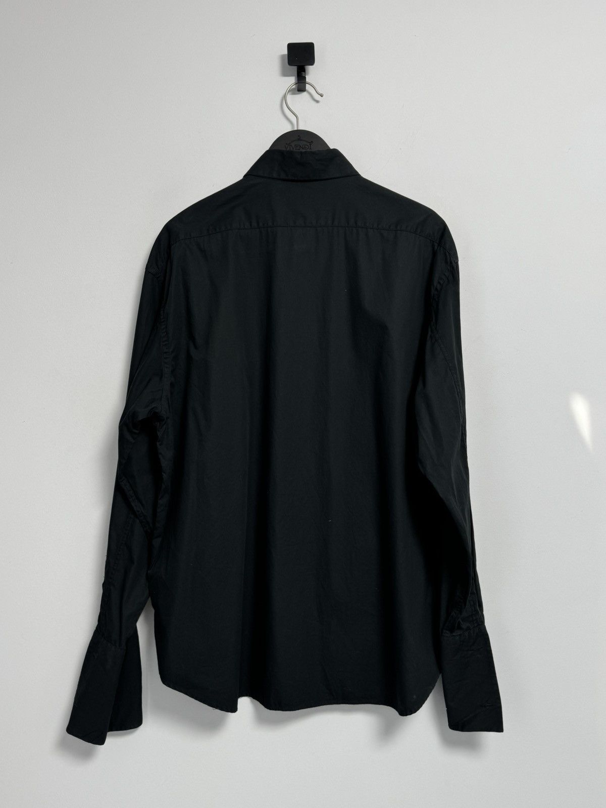 Dolce & Gabbana Dolce&Gabbana Button Up Shirt Luxury Black Cotton Size 50 Size US XL / EU 56 / 4 - 11 Thumbnail