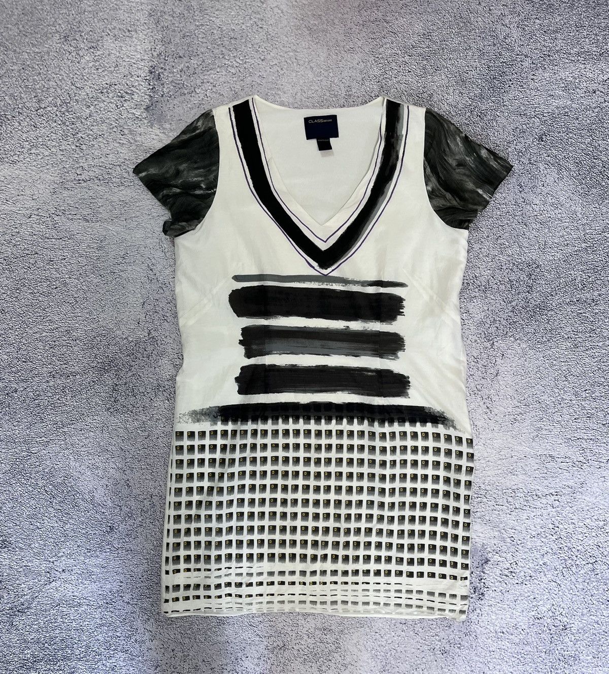 Roberto Cavalli Class Roberto Cavalli Silk Cotton Dress Short Sleeve IT46 Size L / US 10 / IT 46 - 3 Thumbnail