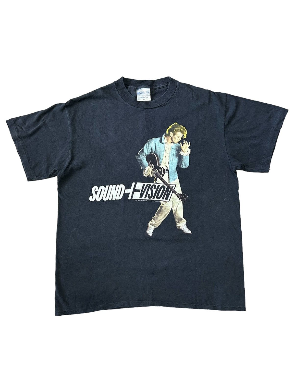 Brockum × Vintage 1990s David Bowie “Sound+Vision” World Tour T-Shirt Size US L / EU 52-54 / 3 - 1 Thumbnail