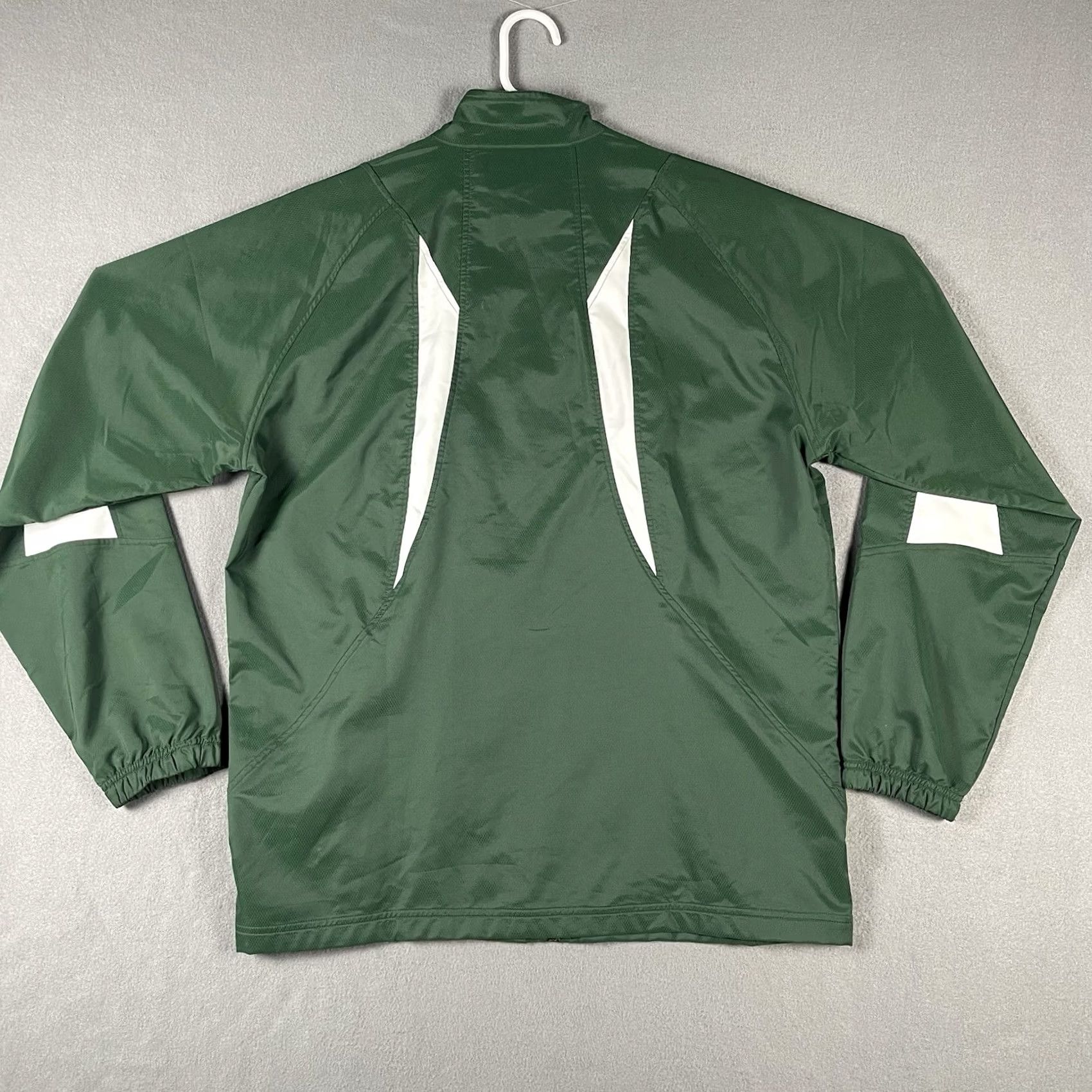 Under Armour Under Armour Jacket Mens Medium Green White Full Zip Athletic All Seasons Gear Size US M / EU 48-50 / 2 - 4 Thumbnail