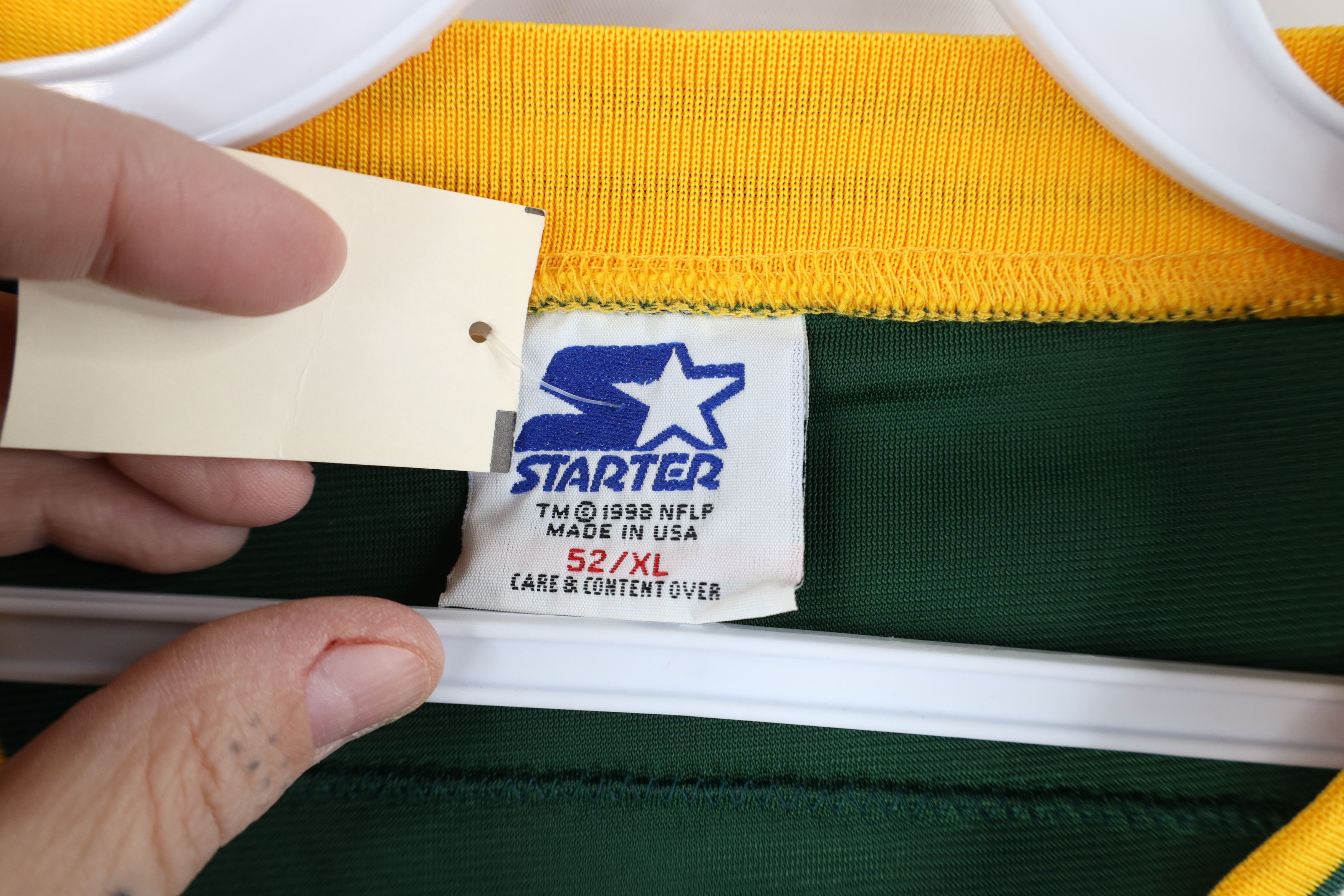 Starter NOS Vintage 90s Starter Bay Packers Football Jersey USA Size US XL / EU 56 / 4 - 10 Thumbnail