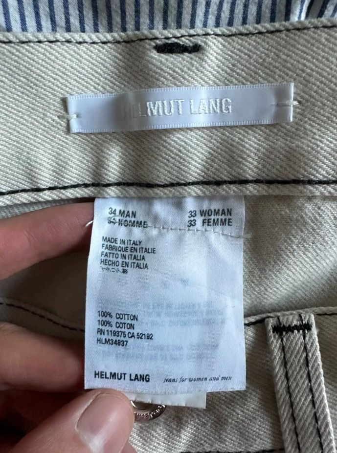 Helmut Lang Helmut Lang white straight leg jeans 2412-Nextarrow Size US 34 / EU 50 - 4 Thumbnail