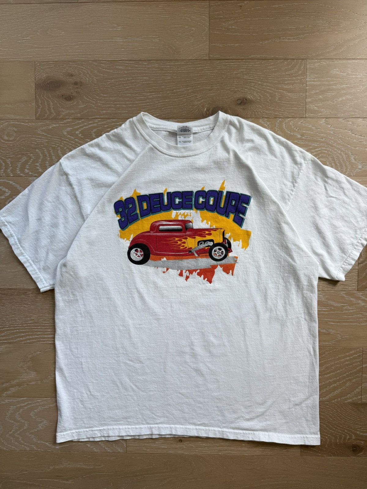 Gildan Ford 32 Deuce Coupe 1932 Model 18 Hot Rod Racing Car Shirt Size US XL / EU 56 / 4 - 1 Thumbnail