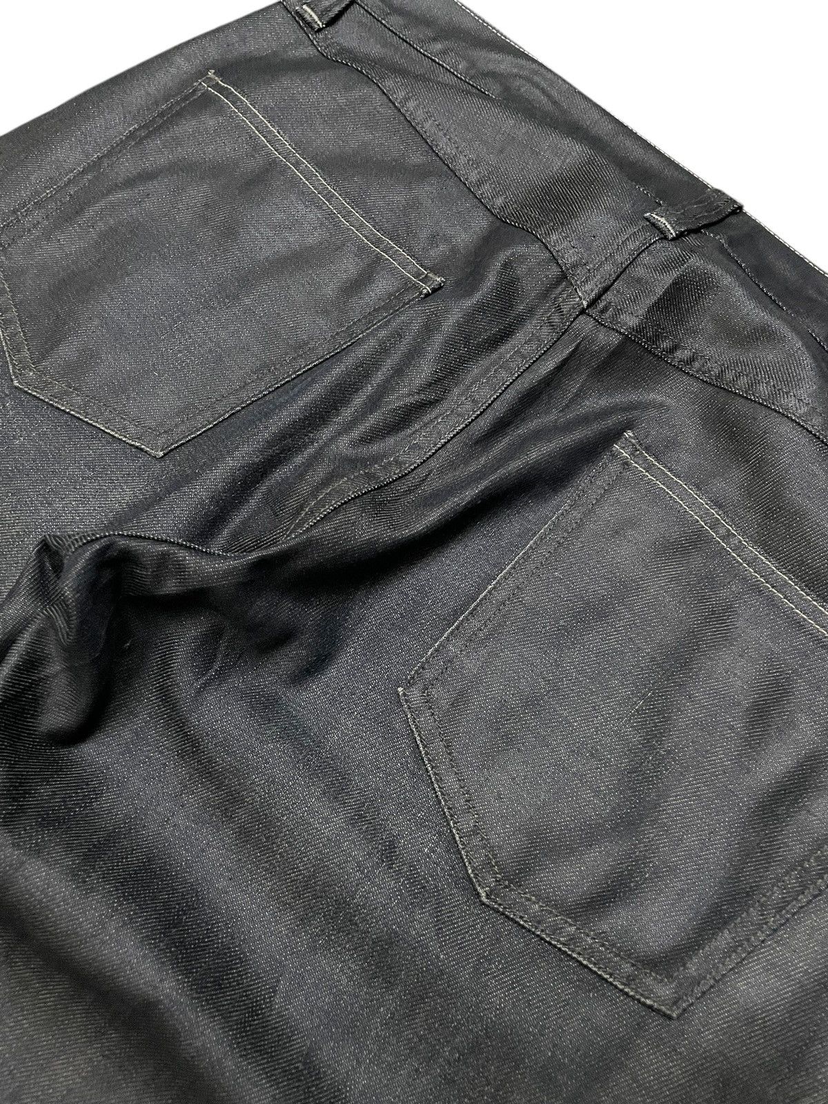 Hysteric Glamour × Yasuyuki Ishii Back Number Japan Waxed Coated Claw Mark Loose Jeans Size US 34 / EU 50 - 12 Thumbnail