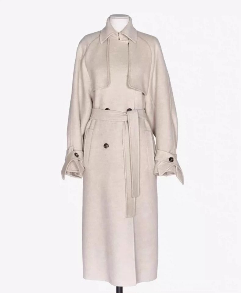 Max Mara Max Mara Oatmeal cashmere coat Size S / US 4 / IT 40 - 1 Thumbnail