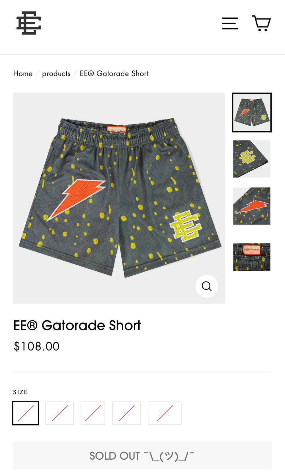 Eric Emanuel × Gatorade NEW Eric Emanuel x Gatorade Shorts XL Size US 36 / EU 52 - 8 Thumbnail