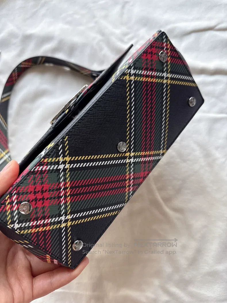 Vivienne Westwood Vivienne Westwood size os Large Checkered Baguette Underarm Size ONE SIZE - 3 Thumbnail