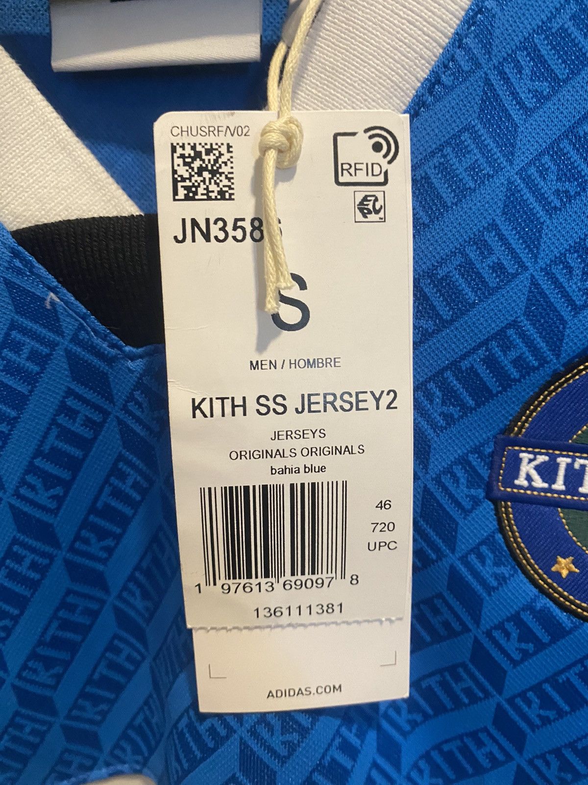 Adidas × Kith Kith for adidas Football DHL Express Jersey - Blue Burst Size US S / EU 44-46 / 1 - 5 Thumbnail