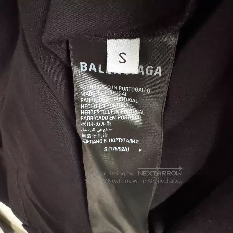 Balenciaga Balenciaga Black Short Sleeve T-Shirt Size US S / EU 44-46 / 1 - 4 Thumbnail