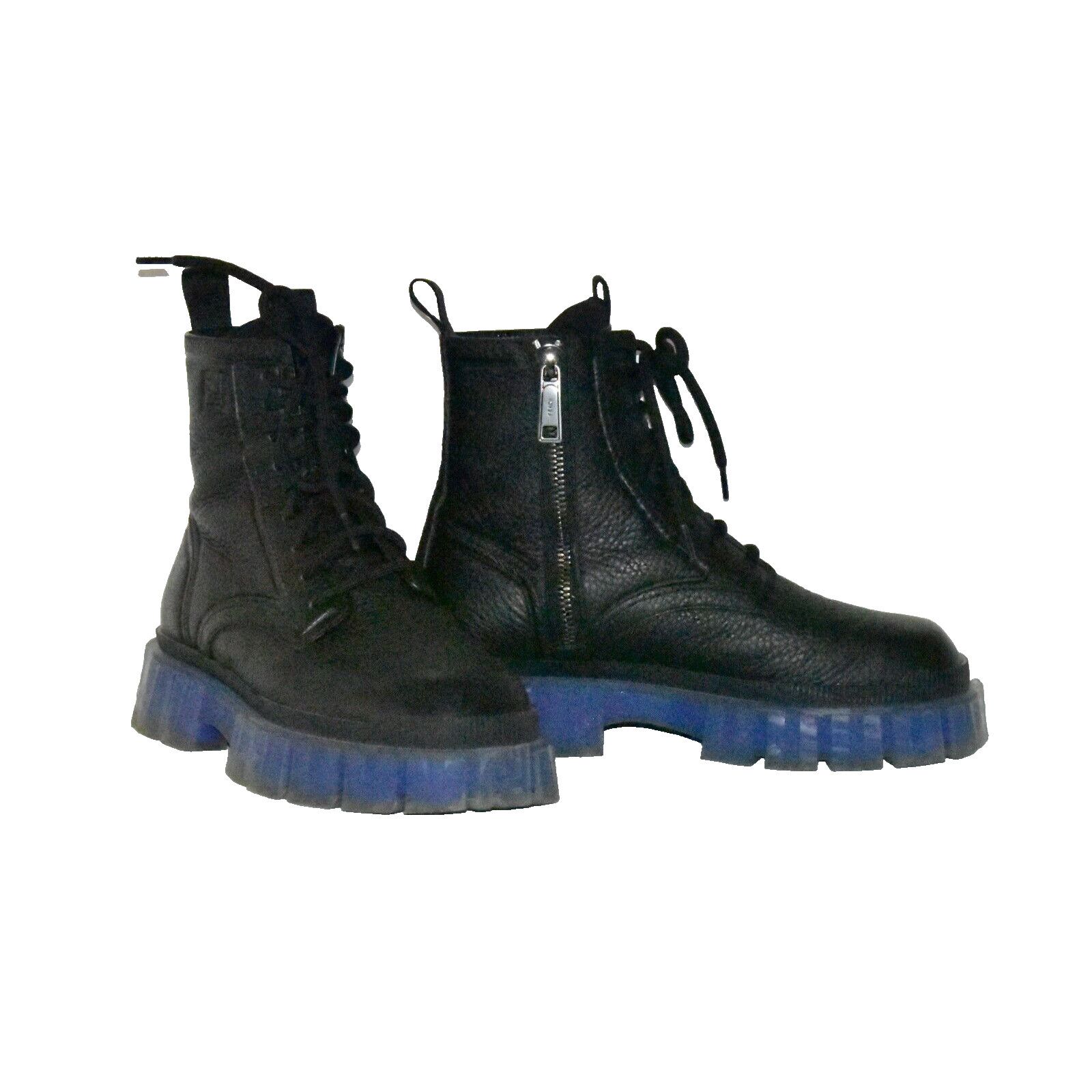 Fendi FENDI Mens 7U1485 AHH0 F08M4 Leather Combat Boots Sz 6 $1400 Size US 6 / EU 39 - 2 Thumbnail