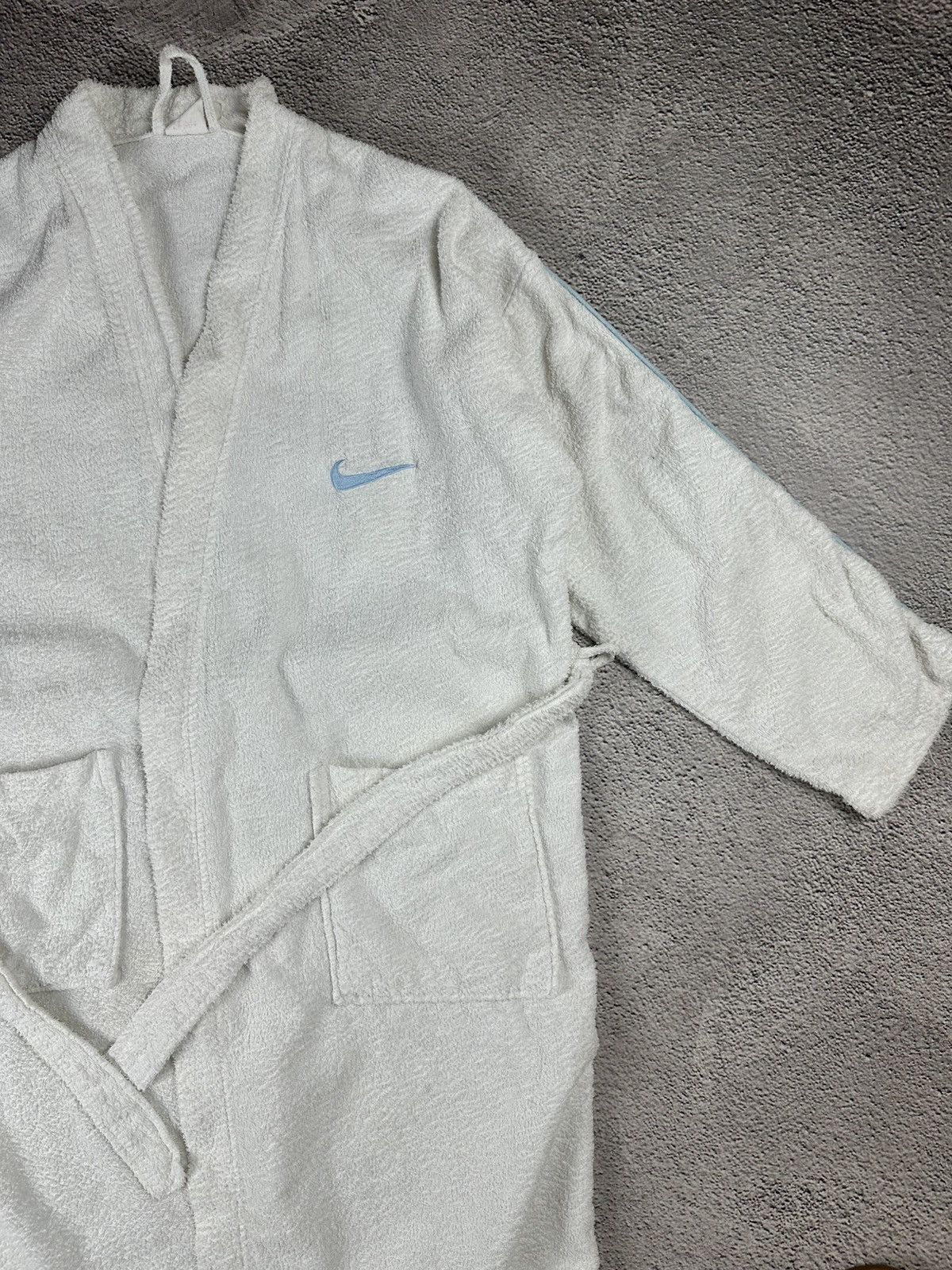 Nike Vintage Nike Competitive Swimming Bath Robe Cotton Big Logo Size US S / EU 44-46 / 1 - 6 Thumbnail