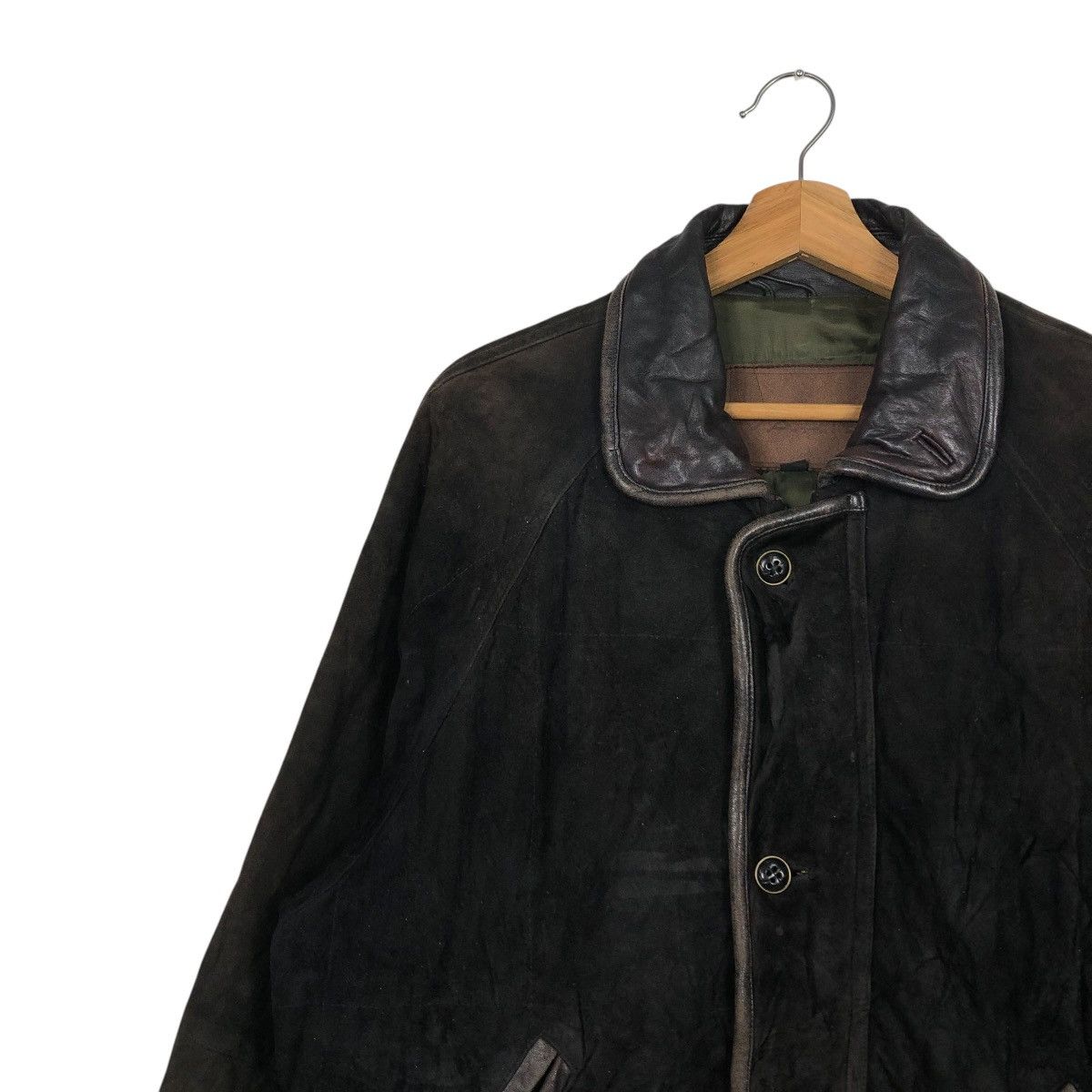 Japanese Brand 🔥VINTAGE BIKER LEATHER JACKET BLANKET VARIE ISSEY MIYAKE Size US L / EU 52-54 / 3 - 9 Thumbnail